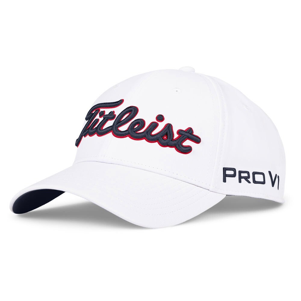 Męska czapka z daszkiem Titleist Tour Performance White/Navy/Red