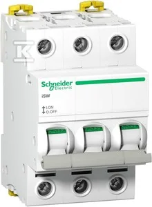 Schneider Electric Rozłącznik izolacyjny modułowy iSW 3P 100A 415VAC A9S65391 - Inne akcesoria elektryczne - miniaturka - grafika 3