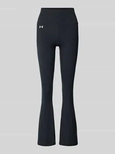 Legginsy o rozkloszowanym kroju skinny fit z nadrukiem z logo model ‘Motion’ - Legginsy - miniaturka - grafika 1