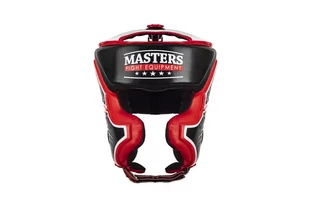 Masters FIGHT EQUIPMENT Kask bokserski skórzany sparingowy, KSS-TECH, rozmiar L - Kaski bokserskie i maski - miniaturka - grafika 1