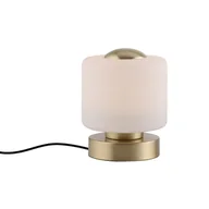 Lampy stojące - Paul Neuhaus Mosiężna lampa stołowa z 3-stopniowym ściemnianiem LED za pomocą dotyku - Mirko - miniaturka - grafika 1