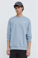 Bluzy męskie - Vans bluza męska kolor niebieski gładka - miniaturka - grafika 1