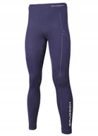 Bielizna sportowa męska - Brubeck Spodnie męskie EXTREME WOOL granatowe r XL LE11120) - miniaturka - grafika 1