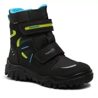 Buty dla chłopców - Śniegowce Superfit GORE-TEX 1-809080-0200 D Black/Blue - grafika 1