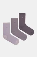 Skarpetki damskie - Calvin Klein skarpetki 4-pack damskie kolor fioletowy 701229441 - miniaturka - grafika 1