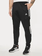 Spodnie sportowe męskie - adidas Spodnie dresowe IA3067 Czarny Regular Fit - miniaturka - grafika 1