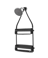 Akcesoria łazienkowe - Półka pod prysznic czarna FLEX Caddy - miniaturka - grafika 1