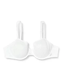 Biustonosze - Calvin Klein Lekko wyściełana Demi Biustonosz Demi-Plunge Kobiety, White 02, 75C - grafika 1