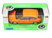Samochody i pojazdy dla dzieci - Welly 1:34 Ford Focus ST pomarańczowy - miniaturka - grafika 1