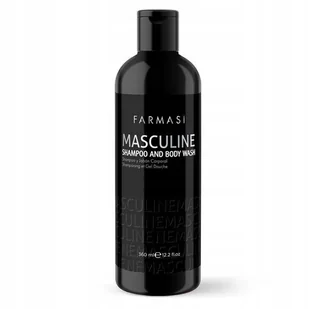 Farmasi Masculine 2w1 Szampon do włosów i Żel pod prysznic - 360ml - Szampony do włosów - miniaturka - grafika 1