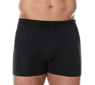 Majtki męskie - Brubeck Bokserki męskie Comfort Cotton ciemnografitowe r. XXL BX00501A - miniaturka - grafika 1