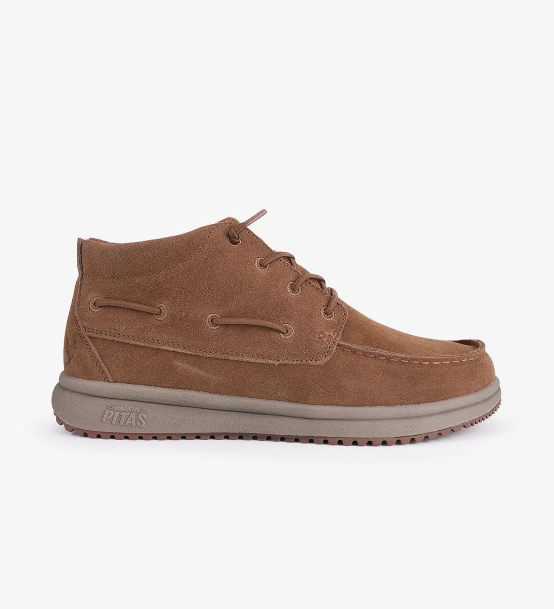 tronchetto e stivaletto uomo pitas timor suede 47 camel