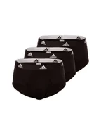 Majtki męskie - adidas Performance Slipy w 3-paku Mężczyźni Bawełna czarny jednolity, S - miniaturka - grafika 1