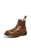 Kozaki damskie - Dr. Martens Leonore Orleans Butterscotch Chelsea kozaki damskie, Braun Butterscotch Orleans, 38 EU - miniaturka - grafika 1