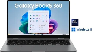 SAMSUNG Galaxy Book5 360 39,60cm 15,6Zoll Intel Ultra 5 226V 32GB LPDDR5x 512GB SSD W11P Grey NP754QHA-KA2DE - Laptopy - miniaturka - grafika 1