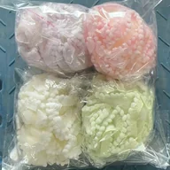 Pozostałe akcesoria do kąpieli i SPA - TEMU 4- Gąbek do Peelingowania - Miękkie Siatkowe Kule do Kąpieli w Jasnym Beżu, i Domowa Spa, 4 Kolory (Jasnozielony, Żółty, Różowy, Fioletowy) z - miniaturka - grafika 1