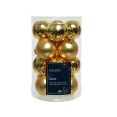 Bombki - Bombki szklane mix 3,5 cm złote - miniaturka - grafika 1