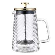 Zaparzacze i kawiarki - Zaparzacz KLAUSBERG KB-7765 Przeźroczysto-złoty (350 ml) - miniaturka - grafika 1