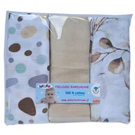 Pieluchy - Weber, pieluchy muślinowe, 70 x 80 cm, 100% bawełna, kolorowe, 3 sztuki - miniaturka - grafika 1