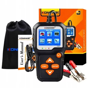Tester akumulatorów Konnwei KW650 6V 12V J.polski - Diagnostyka samochodowa Tester akumulatorów Konnwei KW650 6V 12V J.polski - Diagnostyka samochodowa - miniaturka - grafika 1