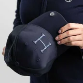Akcesoria jeździeckie - Harcour Czapka z daszkiem CANDY SS 2023 - navy - miniaturka - grafika 1