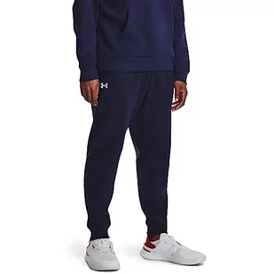 Under Armour Męskie spodnie dresowe Ua Rival Fleece Joggers - Spodenki męskie - miniaturka - grafika 1