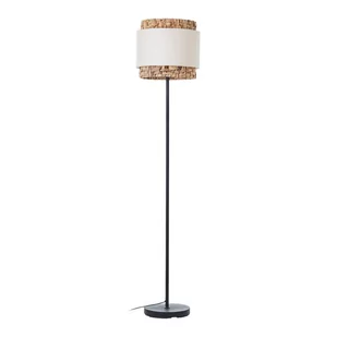 Lampa stojąca Waterlilly czarna/naturalna/biała - Lampy stojące - miniaturka - grafika 1