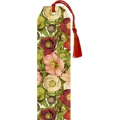 Zakładki do książek - Zakładka 111 ze wstążką Ciemierniki - Skona Ting - miniaturka - grafika 1