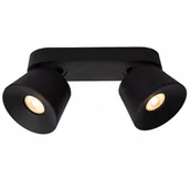 Lampy sufitowe - 2-punktowa lampa sufitowa Trigono czarne reflektory do holu - miniaturka - grafika 1