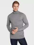Swetry męskie - Petrol Industries Golf M-NOOS-KWC001 Szary Regular Fit - miniaturka - grafika 1