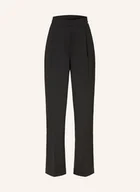 Spodnie damskie - Calvin Klein Spodnie Marlena Z Dżerseju schwarz - miniaturka - grafika 1