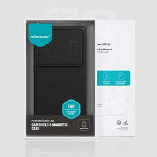 Nillkin CamShield S Magnetic Case etui do Samsung Galaxy S23 Ultra pokrowiec z MagSafe z osłoną na aparat czarne - Etui i futerały do telefonów - miniaturka - grafika 18