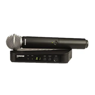 Shure BLX24E/SM58 H8E zestaw bezprzewodowy wokal SHBLX24ESM58 - Mikrofony estradowe - miniaturka - grafika 1