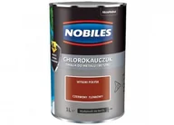 Farby do metalu - Nobiles Nobiles Emalia Chlorokauczukowa Czerwona Tlenkowa 0.9L 5EMCH.CZT1.0 5904078047835 - miniaturka - grafika 1