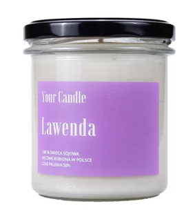 Świece - YOUR CANDLE (ŚWIECE SOJOWE) ŚWIECA SOJOWA LAWENDA 300 ml - YOUR CANDLE BP-5904890543355 - grafika 1