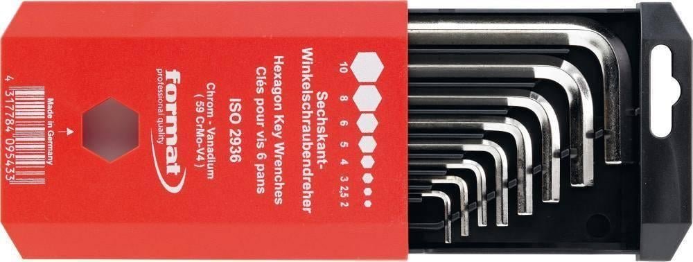 Format Zest.kluczy trzpien.,kat.DIN911 2-10x mm