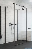 Kabiny prysznicowe - Radaway Essenza Black Kdj+S kabina 90x120x90cm prawa szkło przejrzyste 1384050-01-01/1385024-54-01R/1384050-01-01 - miniaturka - grafika 1
