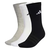 Skarpetki dla dzieci - Skarpetki adidas Cushioned Sportswear Crew Socks 3 Pair Pack Medium Grey Heather/White/Black S - miniaturka - grafika 1