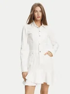 Sukienki - Karl Lagerfeld Jeans Sukienka jeansowa A2W13046 Biały Regular Fit - miniaturka - grafika 1