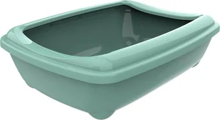 Yarro International YARRO KUWETA Z RAMKĄ 43x30,7x12cm CLASSIC ZIELONA - Kuwety dla kotów - miniaturka - grafika 1