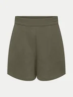 Spodenki damskie - ONLY Szorty materiałowe Nova 15325521 Zielony Regular Fit - miniaturka - grafika 1