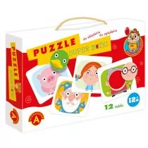 Alexander Puzzle Super Buźki, Sówka Mądra Główka GXP-608580 - Układanki dla dzieci - miniaturka - grafika 2