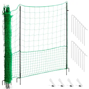 Wiesenfield Ogrodzenie dla kur - wysokość 125 cm - długość 15 m - elektryzujące WIE-CNE-150 - Akcesoria do hodowli zwierząt - miniaturka - grafika 1