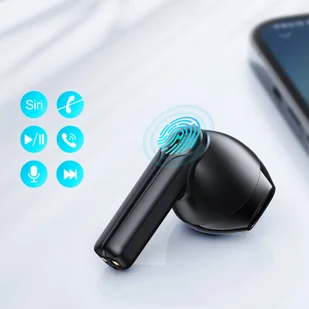 Joyroom TWS ENC wodoodporne IPX4 Bluetooth 5.3 czarny (JR-TL11) - Słuchawki - miniaturka - grafika 9