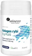 Witaminy i minerały - Aliness Kolagen Rybi + MSM + Wit. C - 157,5g - miniaturka - grafika 1