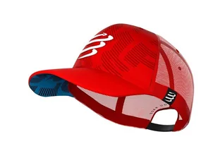 COMPRESSPORT Czapka lifestyle TRUCKER CAP czerwona - Czapki i chusty sportowe męskie - miniaturka - grafika 3