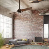 Wentylatory sufitowe - Kichler XETY KLF-XETY-56-OZ wentylator 10W/LED 3000K IP20 - miniaturka - grafika 1