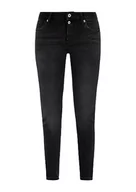 Spodnie damskie - Q/S by s.Oliver Jeansy damskie, Sadie Skinny Fit, szare/czarne, 32/34, Grey/Black, 32W / 34L - miniaturka - grafika 1