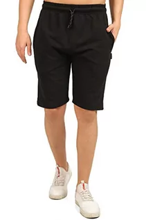Spodenki męskie - COMEOR Sportowe spodnie męskie, krótkie spodenki męskie, krótkie spodnie do biegania, męskie na lato, bawełna, spodnie treningowe, bermudy, spodnie fitness, spodnie tenisowe, czarny, 4XL - grafika 1