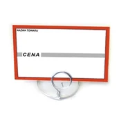 Cenówki - Cenówki Laminowane 65X95 - Napis Cena 50 Szt. - miniaturka - grafika 1